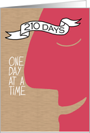 210 Day Anniversary - 12 Step Recovery card