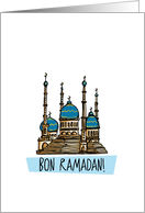 Bon Ramadan - French card