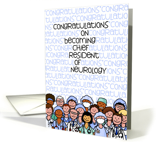 Congratulations - Chief Resident of Neurology card (943005)
