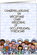 Congratulations - Chief Resident of Occupational Medicine card