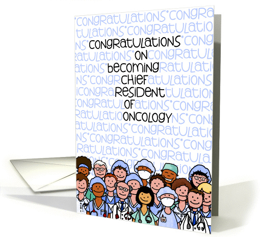 Congratulations - Chief Resident of Oncology card (943010)