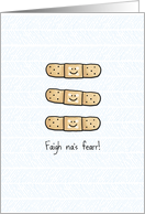 Get Well bandage - Scottish Gaelic card