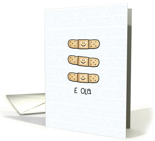 Get Well bandage - Hawaiian card (973371)