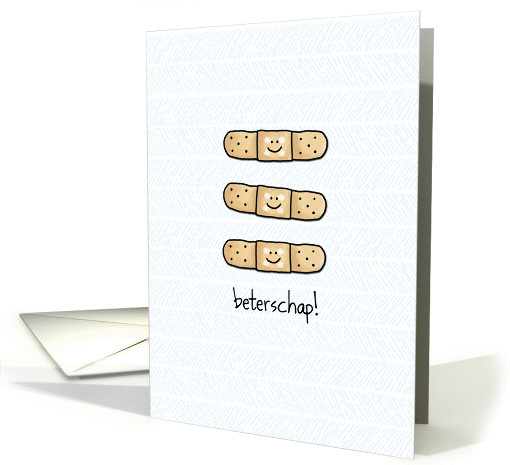 Get Well bandage - Dutch card (973391)