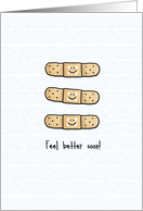 Feel Better Soon - bandages card