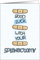 Splenectomy - Bandage - Get Well card