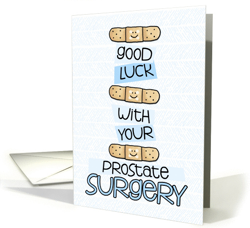 Prostate Surgery - Bandage - Get Well card (973953)