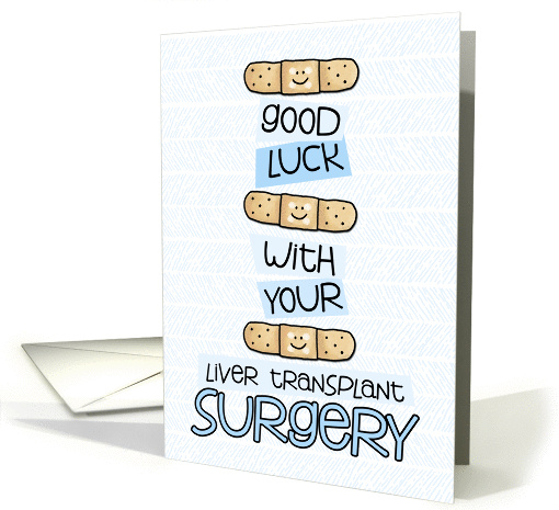 Liver Transplant - Bandage - Get Well card (973959)