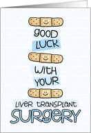 Liver Transplant - Bandage - Get Well card