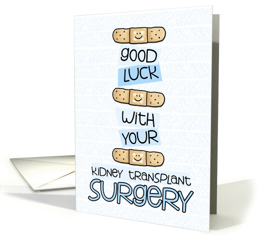 Kidney Transplant - Bandage - Get Well card (973961)