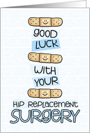 Hip Replacement Surgery - Bandage - Get Well card