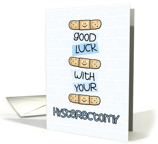 Hysterectomy - Bandage - Get Well card (974301)