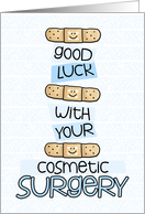 Cosmetic Surgery - Bandage - Get Well card