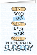 Achilles Tendon Surgery - Bandage - Get Well card
