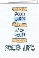 Face Lift - Bandage - Get Well card