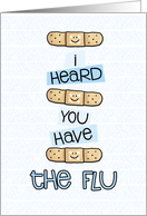 The Flu - Bandage - Get Well card