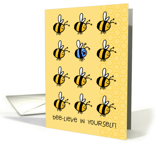 Bee-lieve in yourself! card (978909)