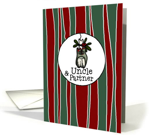 for Uncle & Partner - Mistle-toe - Zombie Christmas card (982667)