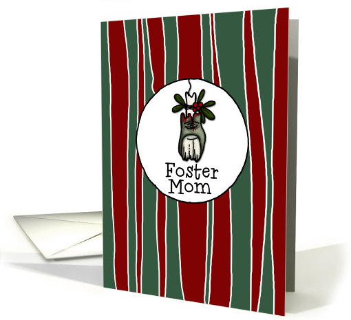 for Foster Mom - Mistle-toe - Zombie Christmas card (986229)