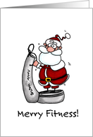 Merry Fitness Santa