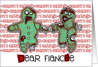 for fiance - Zombie Christmas - Season’s Eatings card