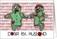 for ex husband - Zombie Christmas - Season’s Eatings card