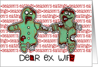 for ex wife - Zombie Christmas - Season’s Eatings card