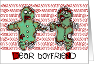 for boyfriend - Zombie Christmas - Season’s Eatings card