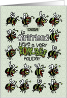 for Ex Girlfriend - Zombie Christmas - Zom-bees card