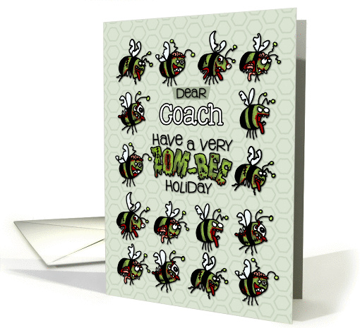 for Coach - Zombie Christmas - Zom-bees card (989873)