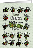 for Coach - Zombie Christmas - Zom-bees card