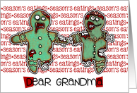 for Grandma - Zombie Christmas - Season’s Eatings card