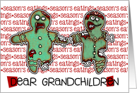 for Grandchildren - Zombie Christmas - Season’s Eatings card