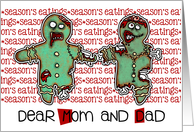 for Mom & Dad - Zombie Christmas - Season’s Eatings card