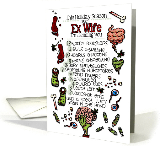 for my Ex Wife - 12 Days of Zombie Christmas card (996417)
