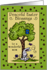 Happy Easter to Mom Bunny Resting under a Tree card
