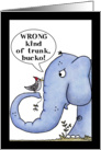 Apology/I’m Sorry-Elephant and Woodpecker Misunderstanding card