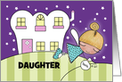 Tooth Fairy Visit-Customizable Congrats Lost First Tooth Daughter card