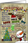 Christmas Notes Memories Customizable Name Christmas for Samantha card