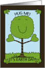 Tree with Outstretched Limbs Happy Earth Day Hugging Tree card