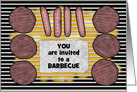 Customizable Invitation to Barbecue-Grilling Meat card