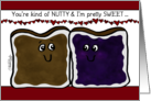 Happy Anniversary for Husband Peanut Butter and Jelly Humor card