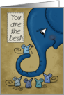 Happy Boss’s Day from Group Elephant with Little Mice You are the Best card