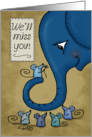 Happy Retirement from Colleagues Elephant with Mice We’ll miss you card