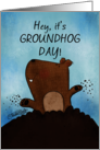 Happy Groundhog Day Dig This Digging Groundhog card