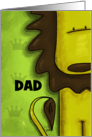 Customizable Happy Father’s Day Dad King of the Jungle Lion card