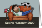 Customizable Encouragement During Covid 19 Pandemic Saving Humanity card