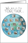 Encouragement Global Pandemic COVID 19 Earth With Windows Together card