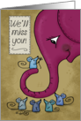 Happy Retirement from Colleagues Pink Elephant & Mice We’ll miss you card