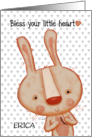 Get Well Soon Pediatric Heart Surgery Bless Your Little Heart Bunny card